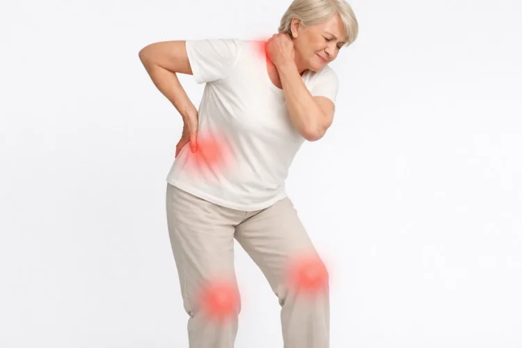 Pessoa com dores articulares